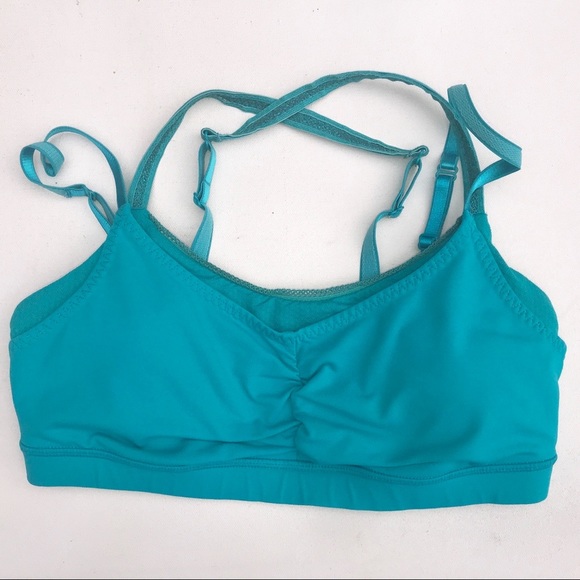 lululemon athletica Other - LULULEMON teal stash it BRA 6 blue